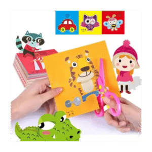 DIY Cartoon Paper Cut Book – Creative Craft Kit for Kids