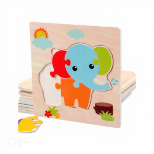 Wooden 3D Puzzles-Tangram Shapes