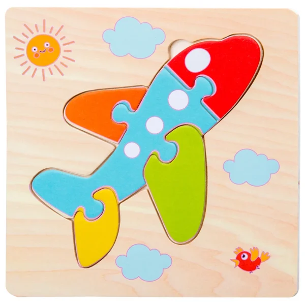 Wooden 3D Puzzles-Tangram Shapes