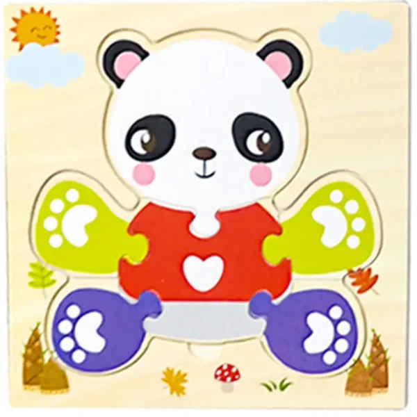 Wooden 3D Puzzles-Tangram Shapes