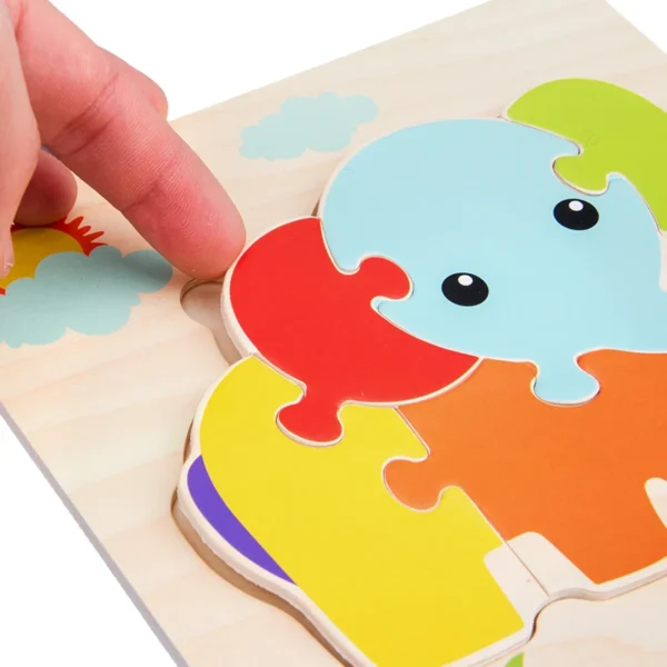 Wooden 3D Puzzles-Tangram Shapes