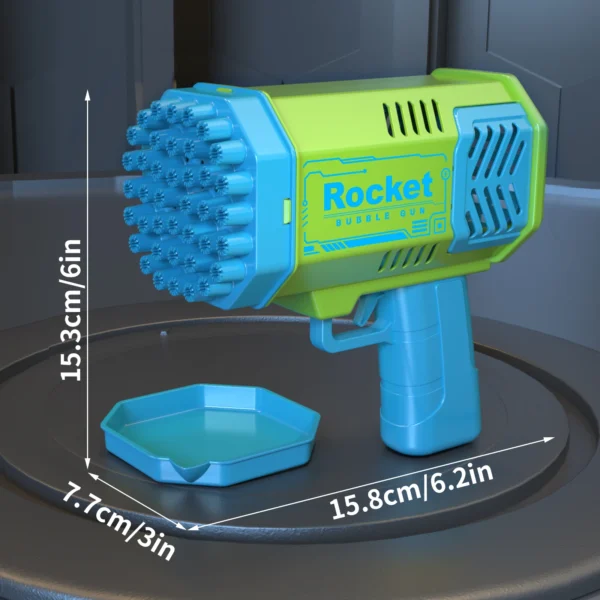 40 Hole Bubble Machine Fully Automatic Bubble Blowing Light
