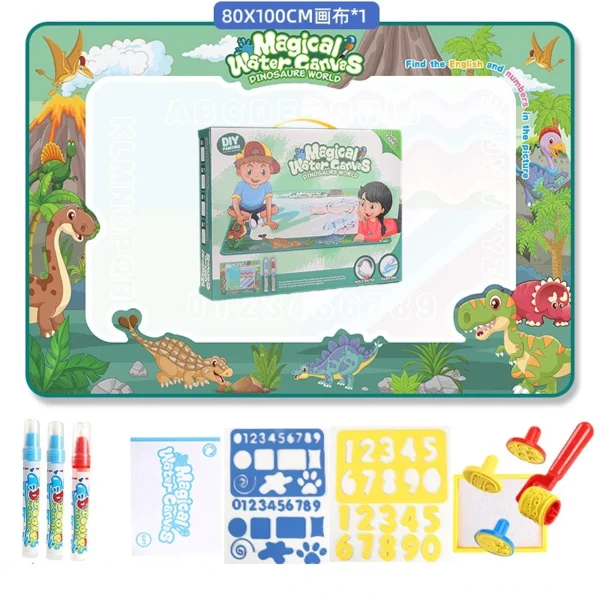 Magic Water Coloring Doodle With Reusable Magic Pens and Painting Board