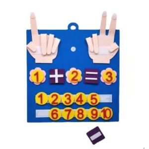 Montessori Felt Finger Numbers Math Toy