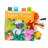 Soft baby Books Toys - 3D senssory Crinkle