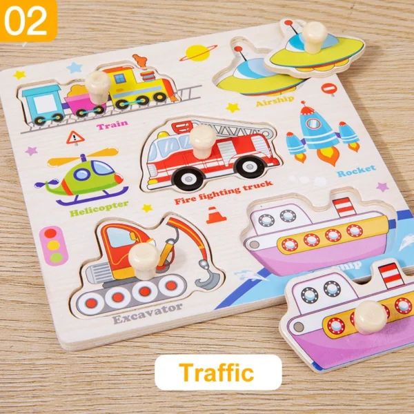 Wooden Puzzle Montessori