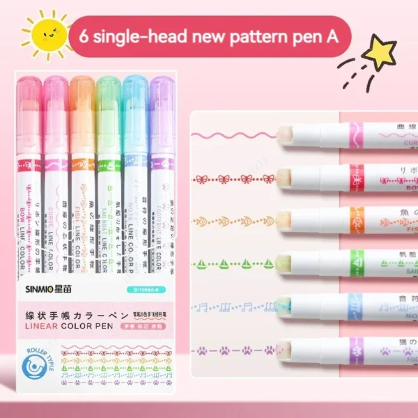 Pen Roller Tip Curve Liner