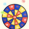 Montessori Cartoon Animal Dart Board Sticky Ball