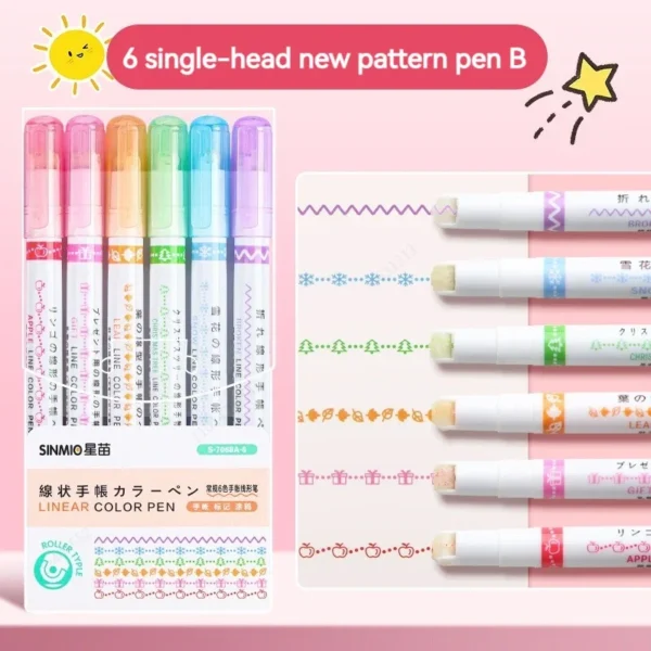 Pen Roller Tip Curve Liner
