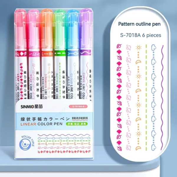 Pen Roller Tip Curve Liner