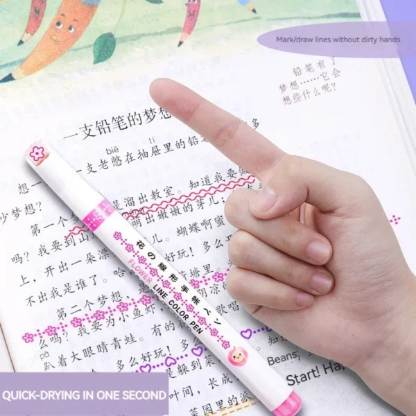 Pen Roller Tip Curve Liner