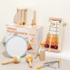 Baby Handheld Bell, Ringing Instrument, Soothing Bed Bell, Wooden Gripping