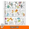 Animal Canvas Children's Coloring Paper Roll