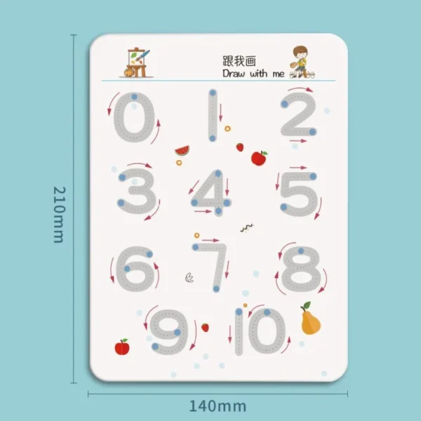 Magical Montessori Tracing Workbook with Reusable Pen