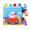 Soft baby Books Toys - 3D senssory Crinkle