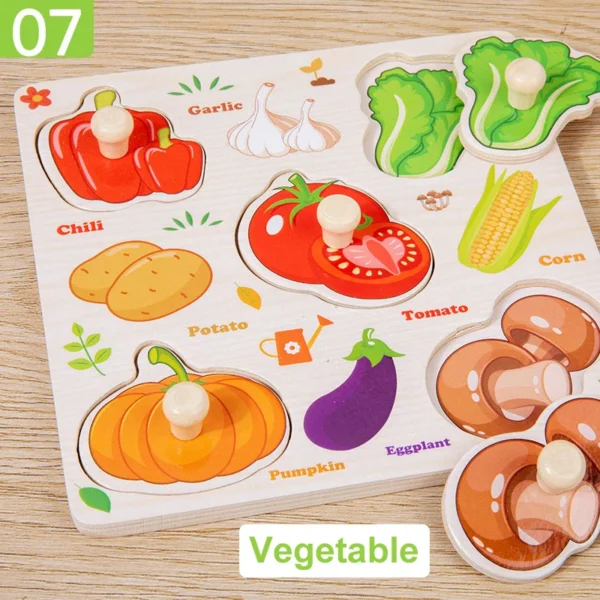 Wooden Puzzle Montessori