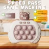 Electronic Quick Push Pop Up Light Fidget Bubble Game