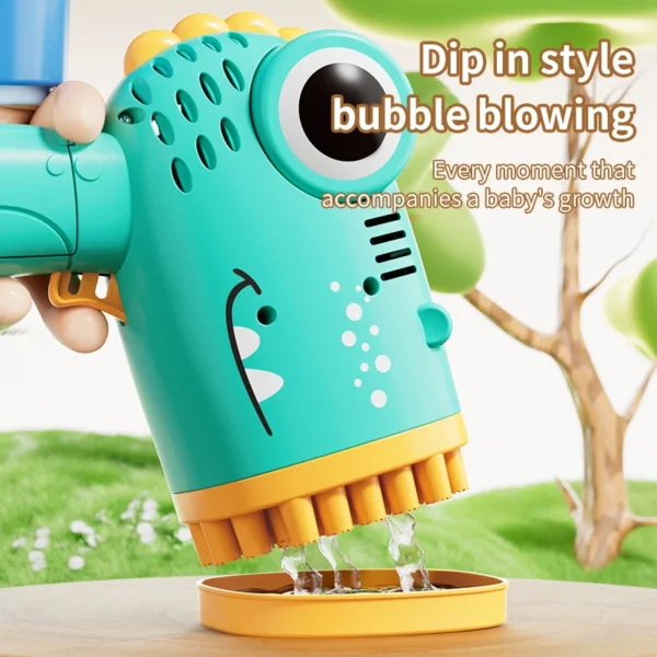 40 Holes Dinosaur Bubble Automatic Gun Machine