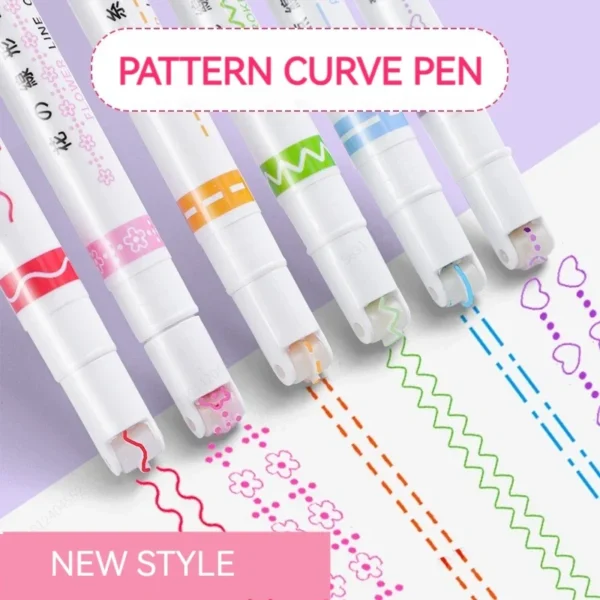 Pen Roller Tip Curve Liner