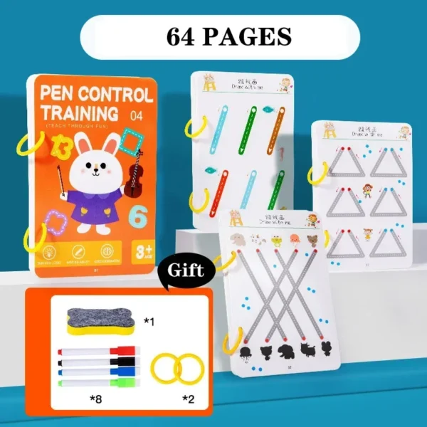 Magical Tracing Workbook for Control writing Training