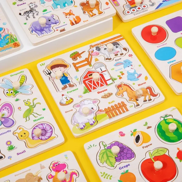 Wooden Puzzle Montessori