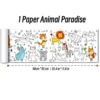 Animal Canvas Children's Coloring Paper Roll