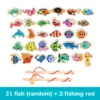 Montessori Wooden Magnetic Fishing Toy
