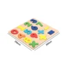 Alphabetic, Arithmetic Number, Geometric Shapes Wooden Puzzle