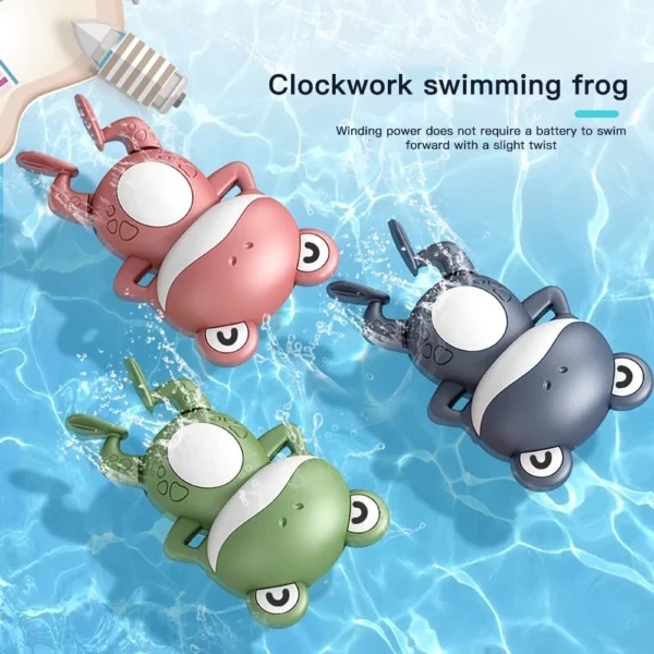 Baby Shower Clockwork Cute Animal Swimming Frog