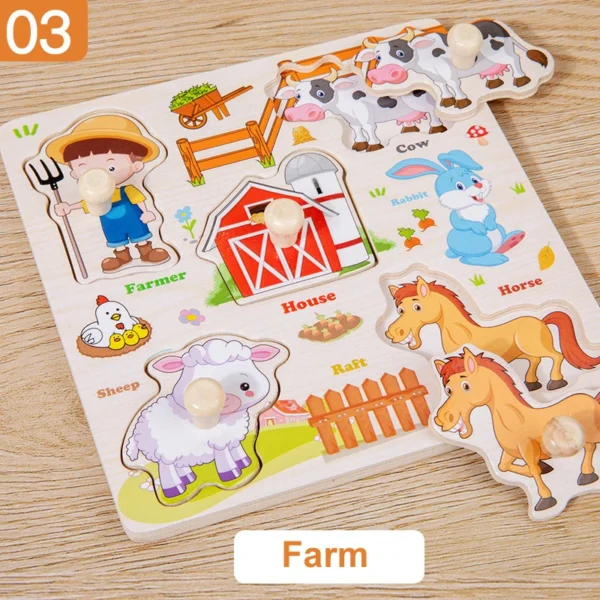 Wooden Puzzle Montessori