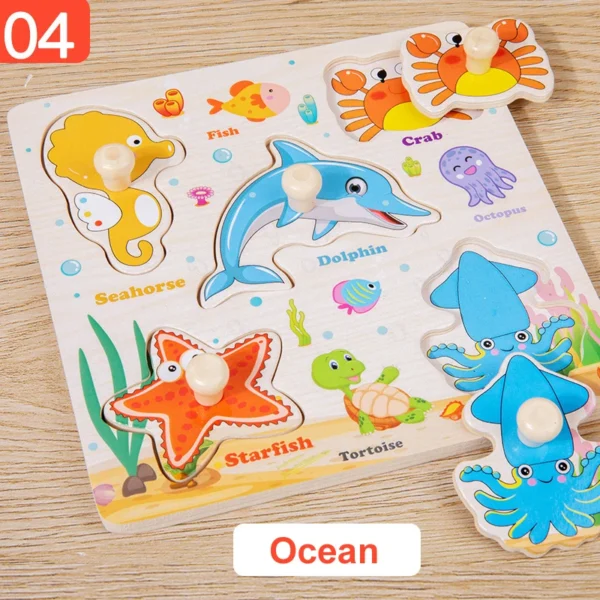 Wooden Puzzle Montessori