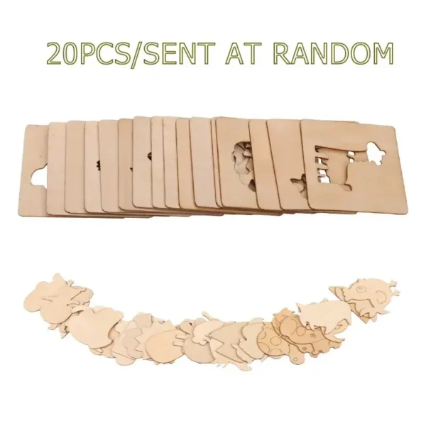 Montessori Wooden Drawing Stencils
