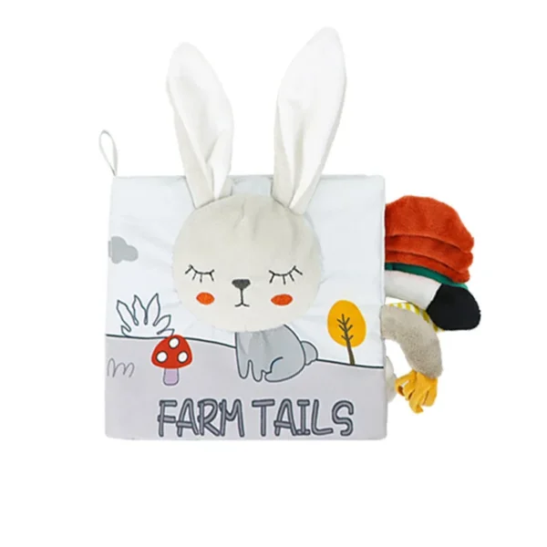 Soft baby Books Toys - 3D senssory Crinkle