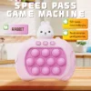 Electronic Quick Push Pop Up Light Fidget Bubble Game