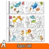 Animal Canvas Children's Coloring Paper Roll