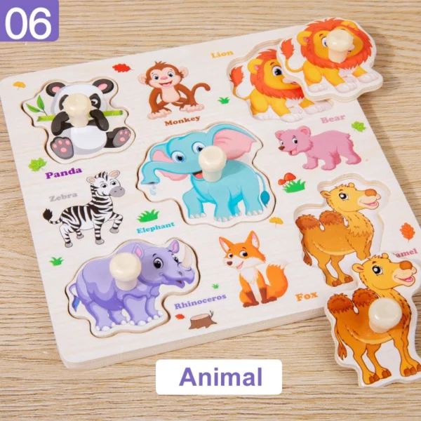 Wooden Puzzle Montessori