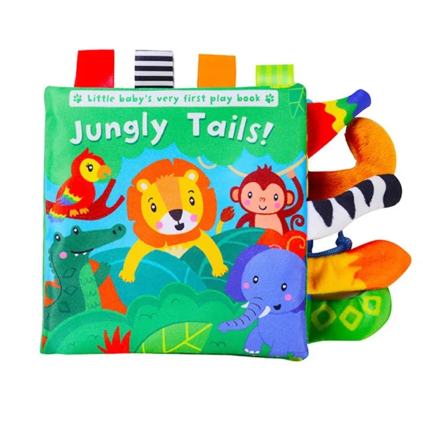 Soft baby Books Toys - 3D senssory Crinkle
