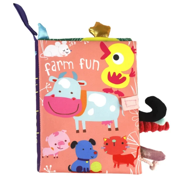 Soft baby Books Toys - 3D senssory Crinkle