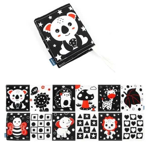 Soft baby Books Toys - 3D senssory Crinkle