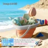 Beach Sand and Water Play Set Folding Bucket Summer Toys