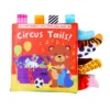 Soft baby Books Toys - 3D senssory Crinkle