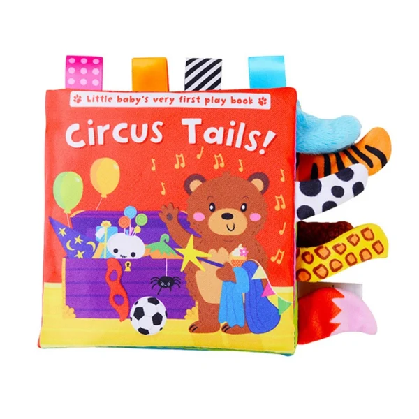 Soft baby Books Toys - 3D senssory Crinkle