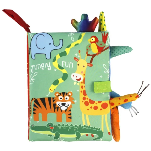 Soft baby Books Toys - 3D senssory Crinkle