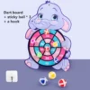 Montessori Cartoon Animal Dart Board Sticky Ball