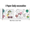 Animal Canvas Children's Coloring Paper Roll