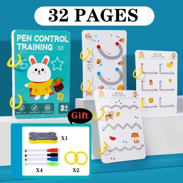 Magical Tracing Workbook for Control writing Training
