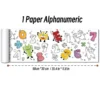 Animal Canvas Children's Coloring Paper Roll