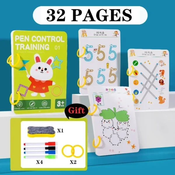 Magical Tracing Workbook for Control writing Training