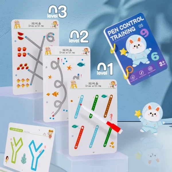 Magical Tracing Workbook for Control writing Training