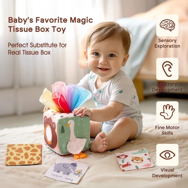 Cotton Magic Tissue Montessori Box